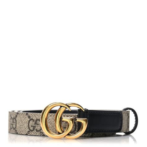 supreme calfskin monogram belt.